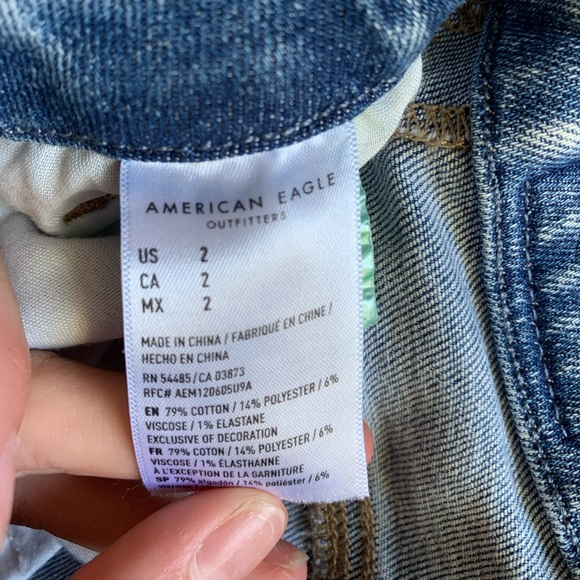 denim shorts american eagle - Picture 3 of 5